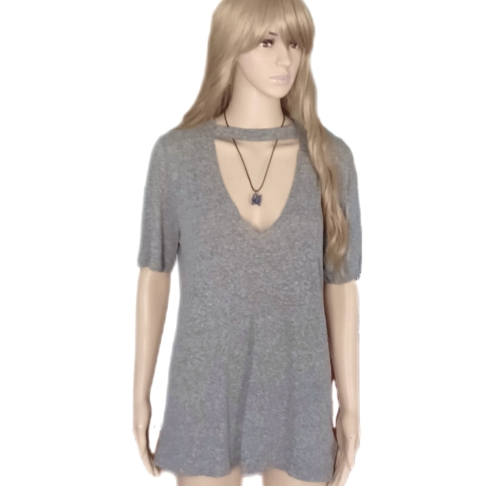 Truly madly deeply M cut-out t-shirt top